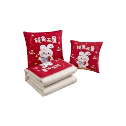 Customized multifunctional two-in-one bamboo shoots, gift pillow, customized LOGO bamboo shoots 40*40CM, spread out 100*150CM SKBD030 Customized multifunctional two-in-one bamboo shoots, gift pillow, customized LOGO bamboo shoots 40*40CM, spread out 100*150CM SKBD030